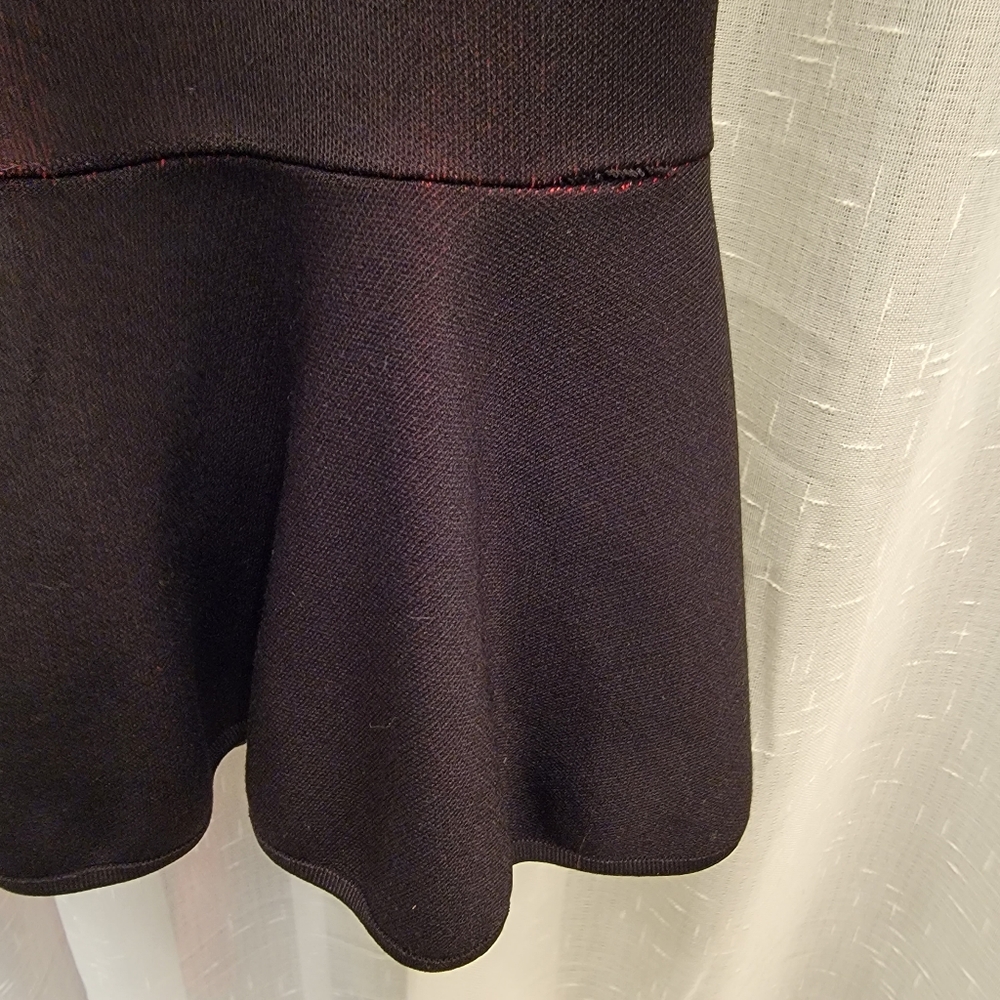 Roberto Cavalli Bodycon Long Sleeve Sweater Dress Black & Red Size XS - Picture 8 of 17